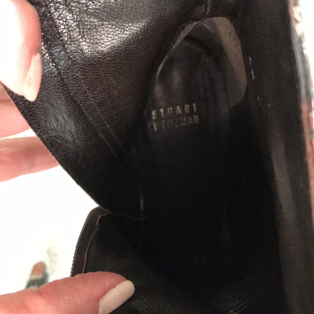 Stuart Weitzman Snake Print Boot Size 10 - image 8